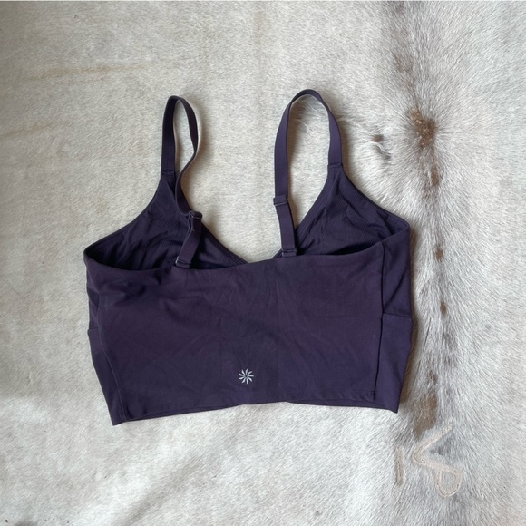 Athleta cinch long line a-c purple sports bra - Picture 5 of 5